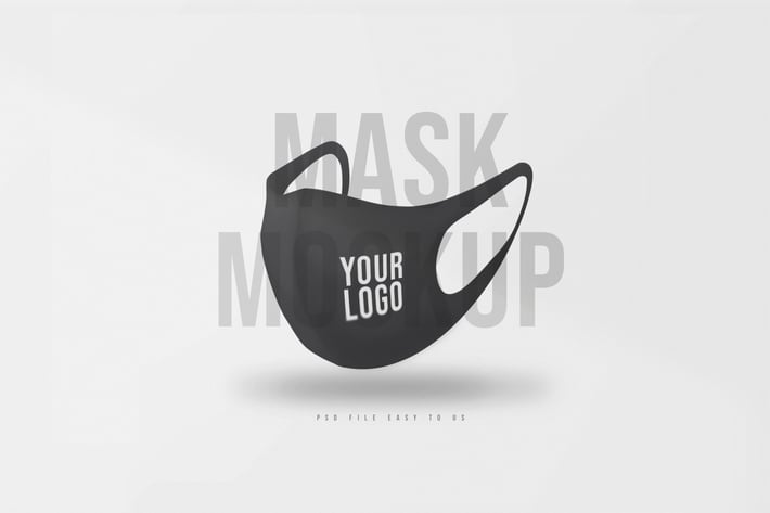 Face mask Mockups Template