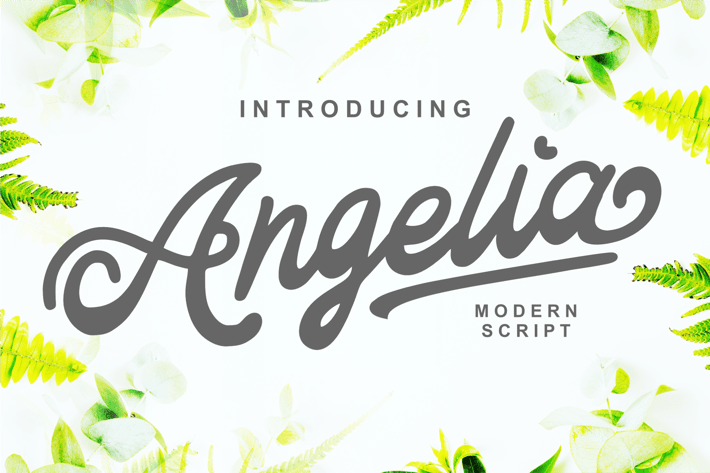 Angelia - Modern Script