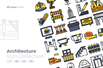 Architecture Filled Icon