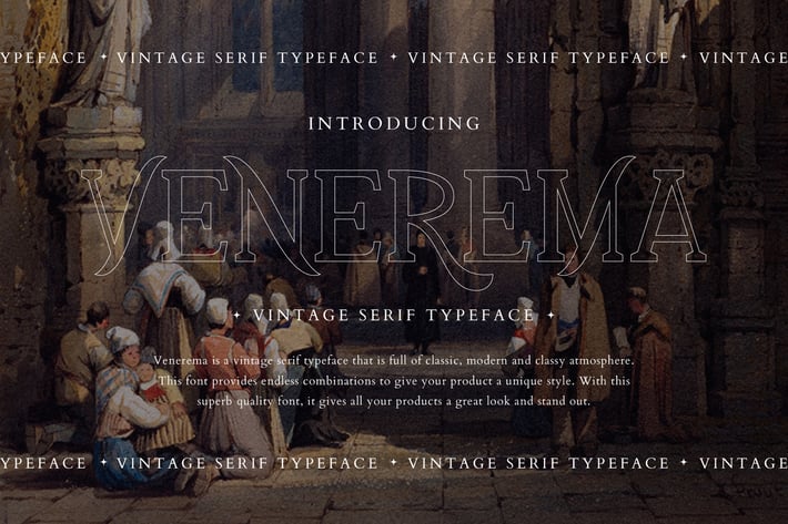 Venerema Vintage Business Font