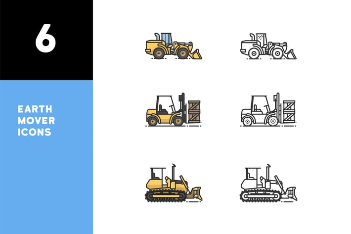 Earth Mover Icons