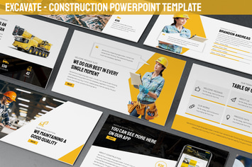 Excavate - Construction Powerpoint Template