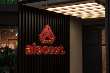 Acrylic 3d Backlit Sign Logo Mockup