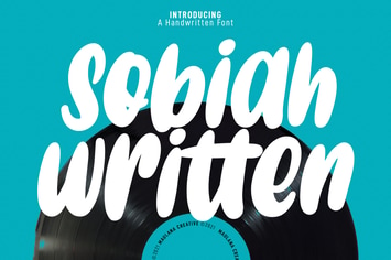 Sobiah Written Handwritten Font