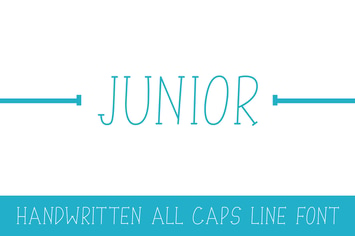 Junior - Line Font