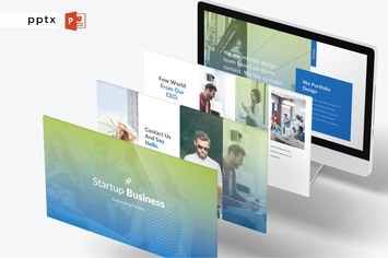 STARTUP BUSINESS - Powerpoint  V422