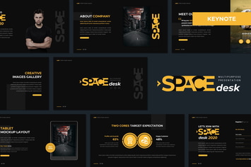Space Desk - Multipurpose Keynote Template