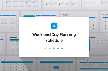 Week and Day Planning, Schedule PowerPoint