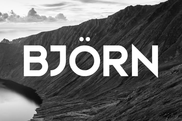 Bjorn Typeface