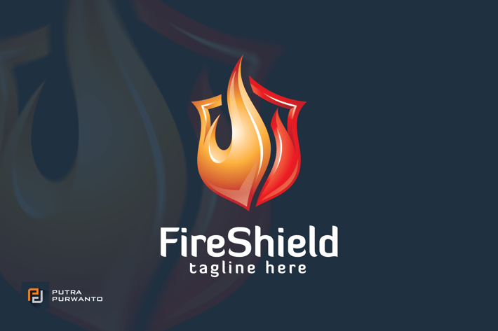 Fire Shield - Logo Template