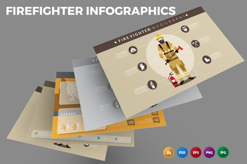 Firefighter – Infographics Design