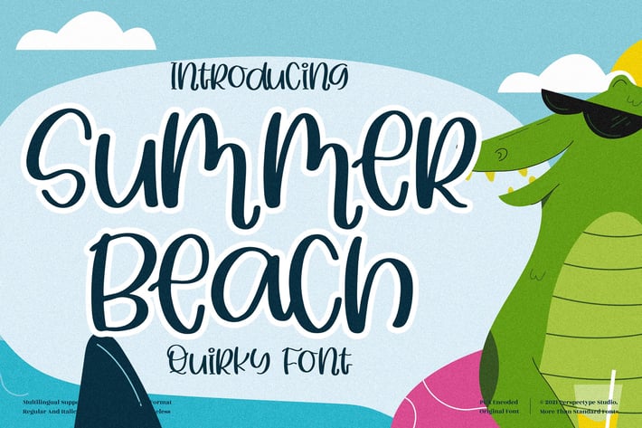 Summer Beach Quirky Font