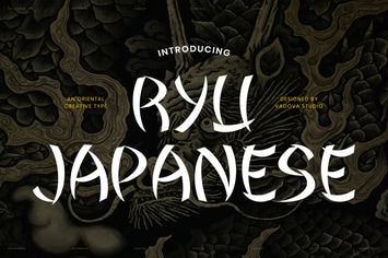 Ryu Japanese Creative Font