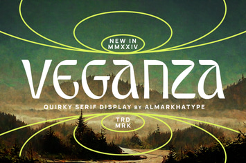 Veganza – Quirky Display Font