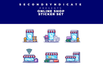 ONLINESHOP STICKER SET