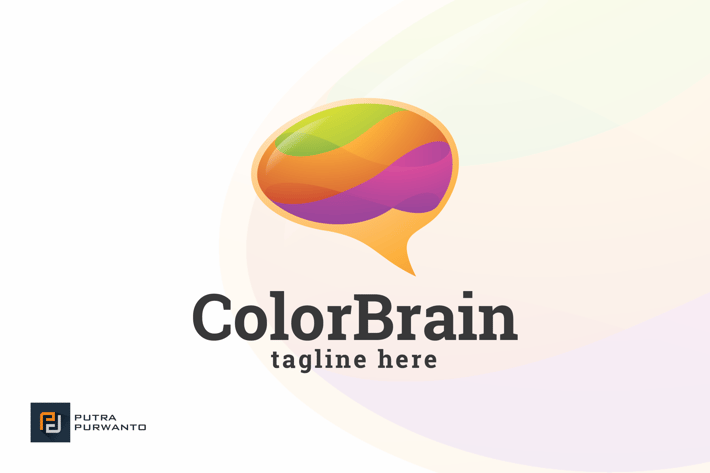 Color Brain - Logo Template