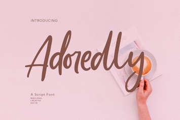 Adoredly Script Brush Font
