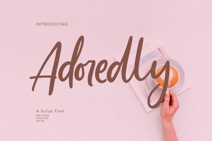 Adoredly Script Brush Font