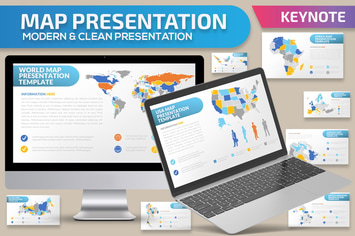 Map Keynote Presentation Template