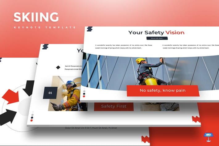 Skiing - Keynote Template