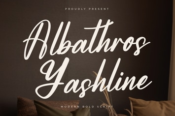 Albathros Yashline Modern Bold Script