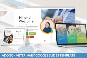 Adogo - Veterinary Google Slides Template