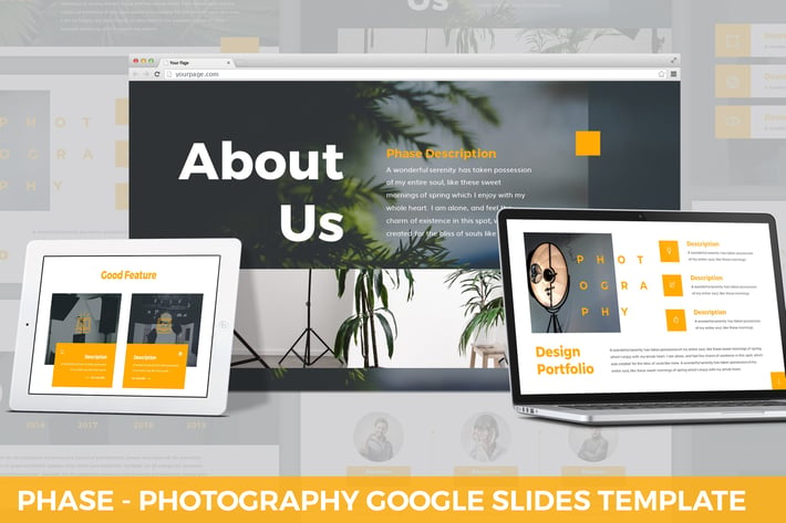 Phase - Photography Google Slides Template