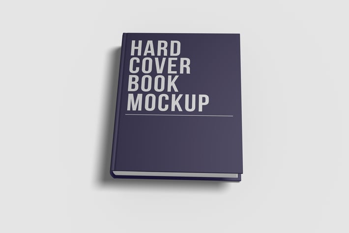 A5 Hard Cover Book Mokcup
