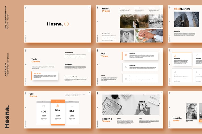 Hesna - Powerpoint Template
