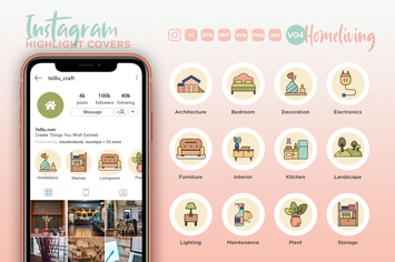 Instagram Highlight Icon V04 Homeliving