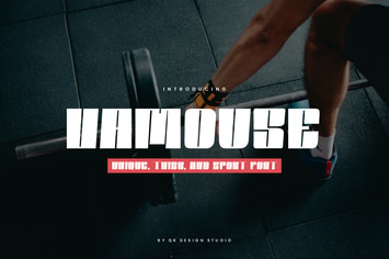 Vamouse - Thick & Sport Font