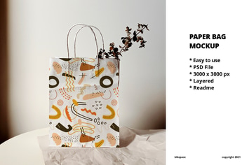 Paper Bag Mockup Vol.03