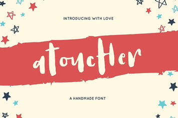 Atoucher Love Font + Webfonts