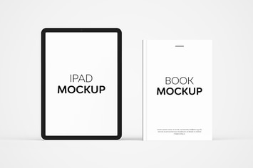 Book & iPad Mockup
