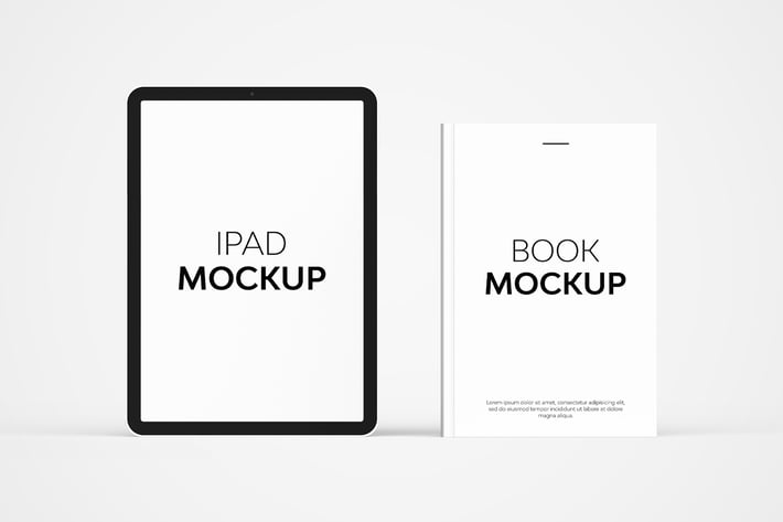 Book & iPad Mockup