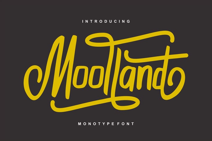 Moolland | Monotype Script Font
