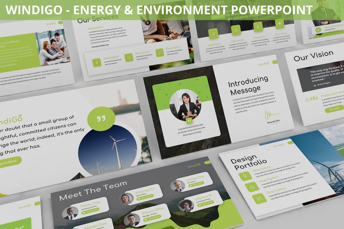 Windigo - Energy & Environment Powerpoint Template