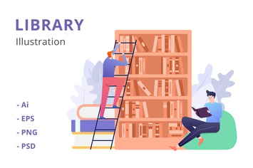 Library Illustration