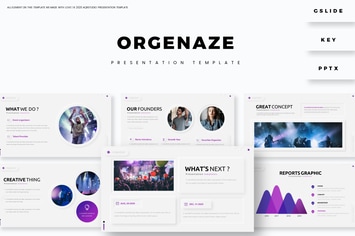 Organaze - Presentation Template