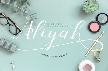 Aliyah - Romantic Script