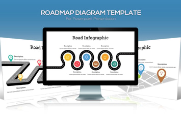 Roadmap Diagram For Powerpoint Presentation