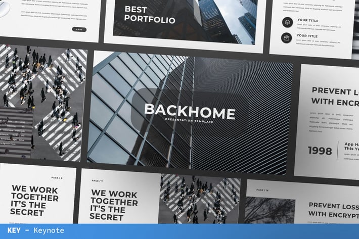 Backhome Keynote Presentation Template