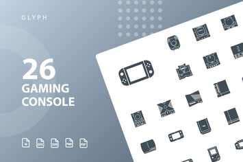 Gaming Console Glyph