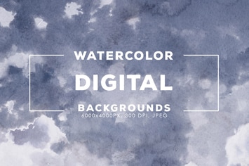 30 Digital Watercolor Backgrounds