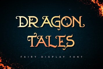 Dragon Tales | fairy font 