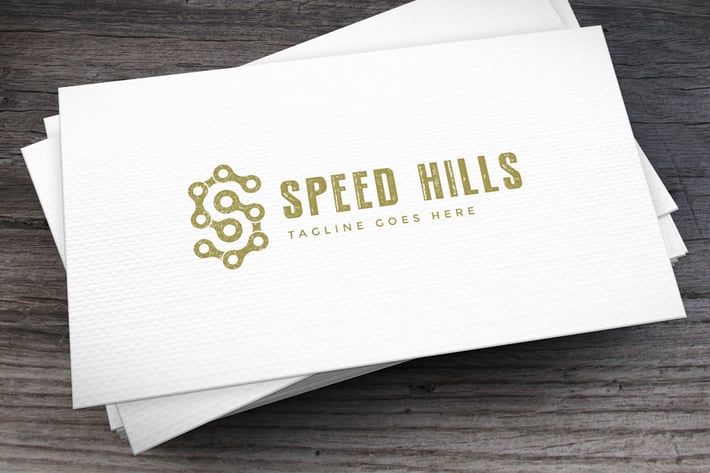 Speed Hills Letter S Logo Template