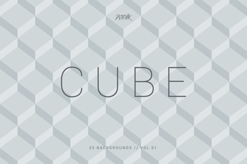 Cube| Seamless Geometric Backgrounds | Vol. 01