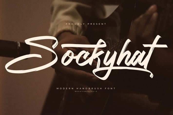 Sockyhat Modern Handbrush Font