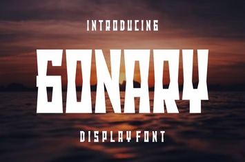 Gonary - Bold Display Font