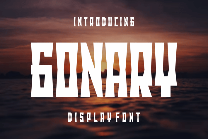Gonary - Bold Display Font